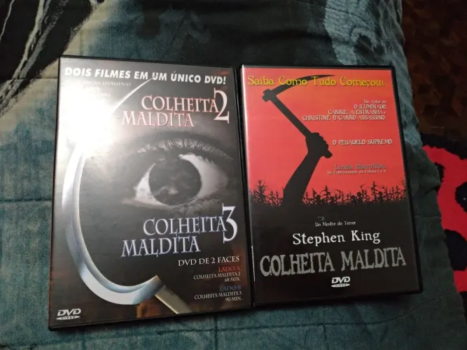 DVDs Colheita Maldita1_ 2 e 3 em perfeito estado 