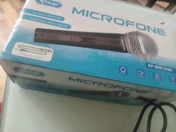 Microfone Knup novo!