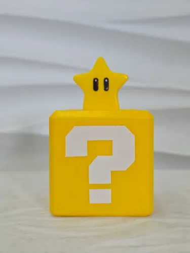 Estrela Cubo Super Mario Bros Item colecionável 