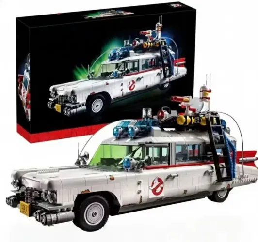 BLOCOS DE MONTAR GHOSTBUSTERS ECTO-1 CAÇA FANTASMAS 2352 PEÇAS MODELO 10274 MARCA MEGA