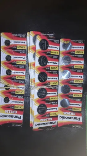 Pilhas e Baterias Panasonic CR2025 e CR1220