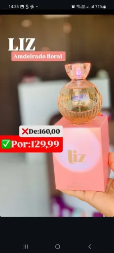 Liz O Boticário em promoção
