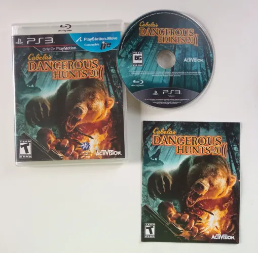 Jogo Cabela's Dangerous Hunts 2011 PS3 original seminovo