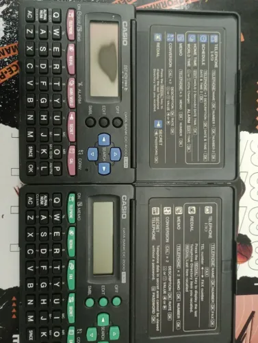 2 Agendas eletrônicas CASIO 