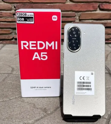 Redmi A5 - 128GB/8GB - Câmera Dupla 32MP + Entrega Grátis Preço que cabe no seu bolso 