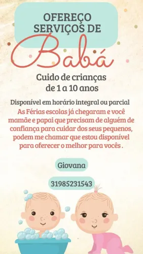 Babá Disponível