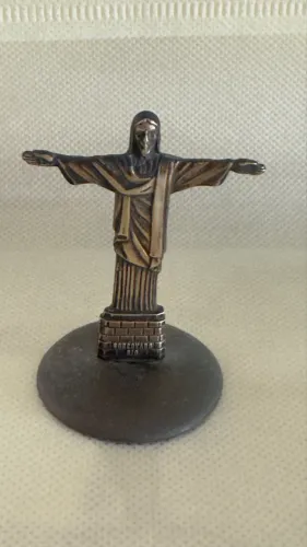 Miniatura em broxe do BB Cristo Redentor 7 cm