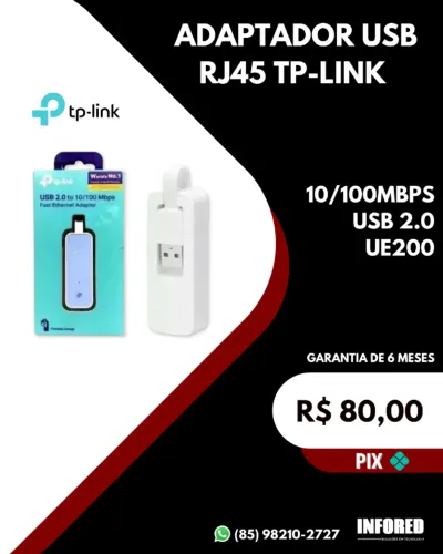 Adaptador USB RJ45 Tp-Link UE200
