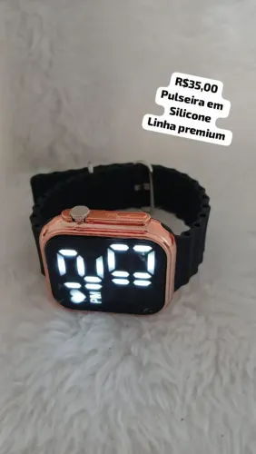 Relógio Digital Pulseira Silicone lindos maravilhosos modernos e práticos