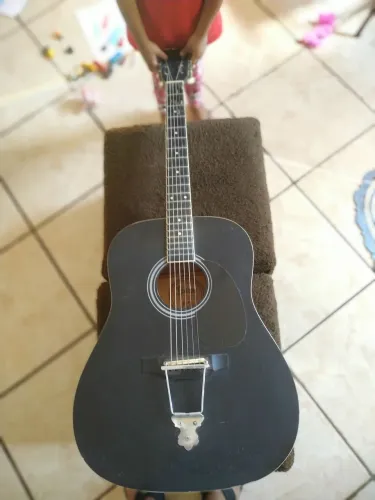 Violão Preto Acústico