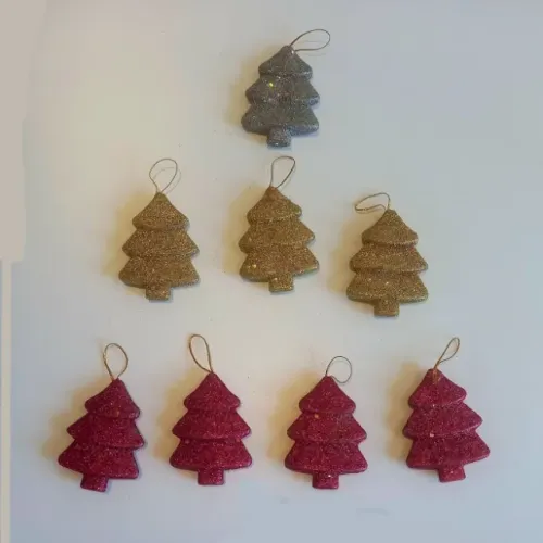 Enfeite de Natal mini Árvore de Natal Pinheiro de pendurar