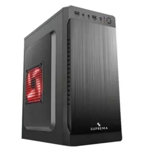 Gabinete Corporativo com Fonte ATX Sem Fan Cooler Compacto Suprema S03