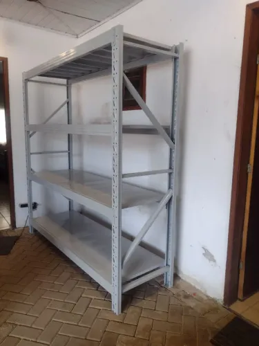 Mini Porta Palete Novo Conjunto Completo - 2m x 2m x 60cm. Material robusto. Oportunidade!