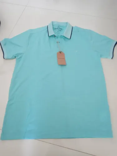 Camisa Polo Brooksfield Express - Azul Claro