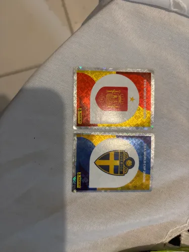 Figurinha da Copa do Mundo brilhante