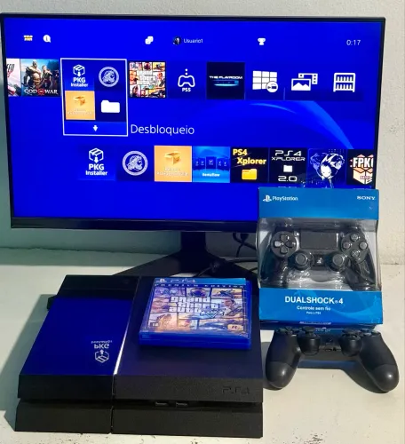 Ps4 | 500GB | 870 jogos