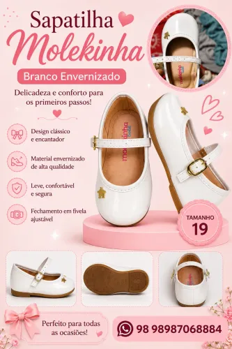 Sapatilha infantil menina