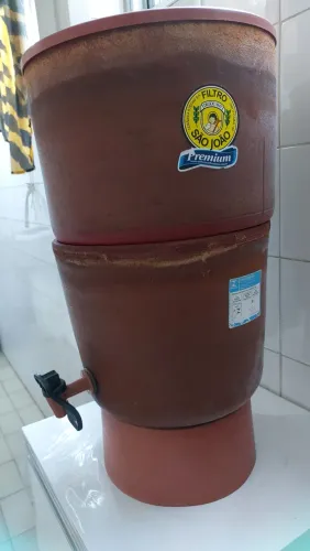 Filtro de barro para doação