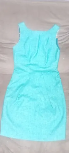 Vestido linho forrado