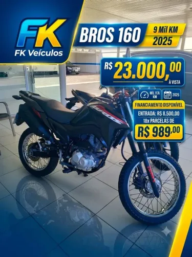 Honda Bros 160 com apenas 9 mil km