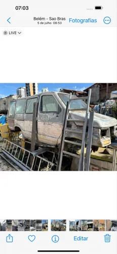 Sucata ford furgoline