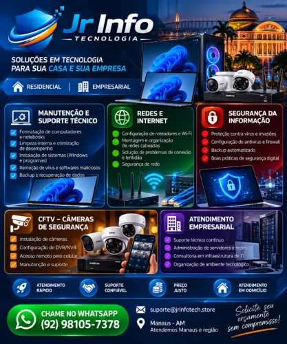 JR INFO - TECNOLOGIA | MANAUS - AM