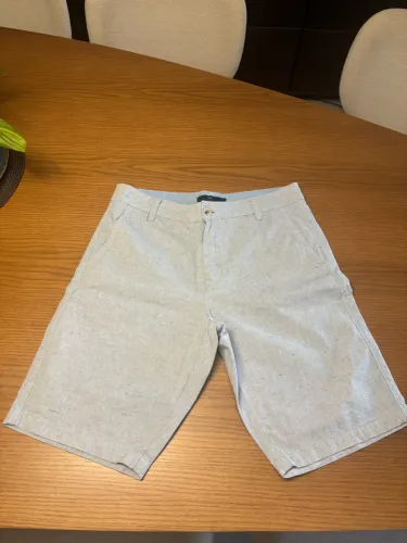 Bermuda Masculina Makenji MK Azul-Claro -Tam 38