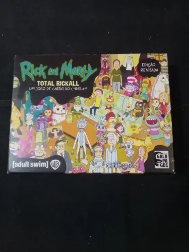 Jogo de Cartas novo Rick and Morty Total Rickall Edição Revisada