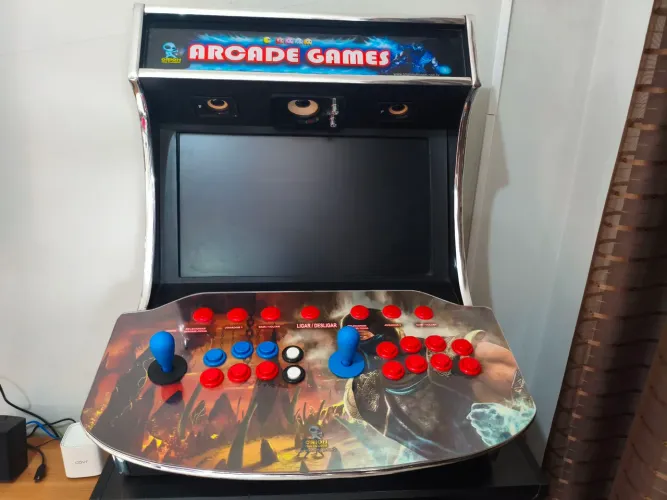 Bartop - Fliperama com controles e tela