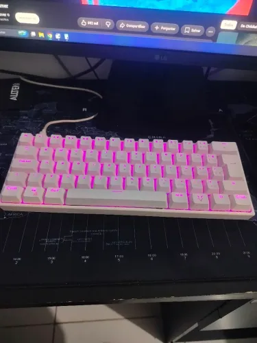 Teclado mecânico husky blizzard