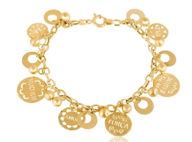 Pulseira ouro 18 k
