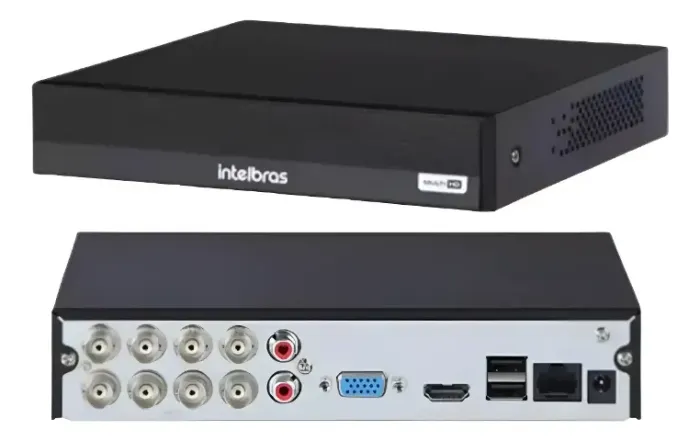 DVR 8 canais Intelbras sem HD