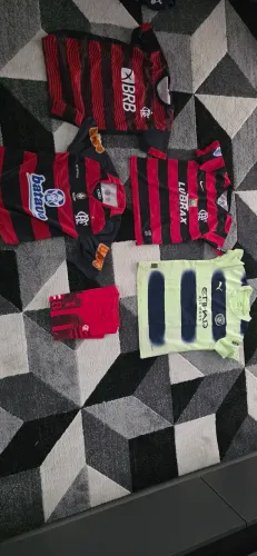 Lote 8 - camisas futebol tam 8/10 anos