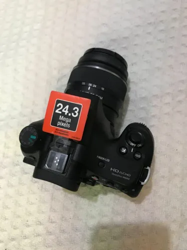 Câmera profissional fotografica