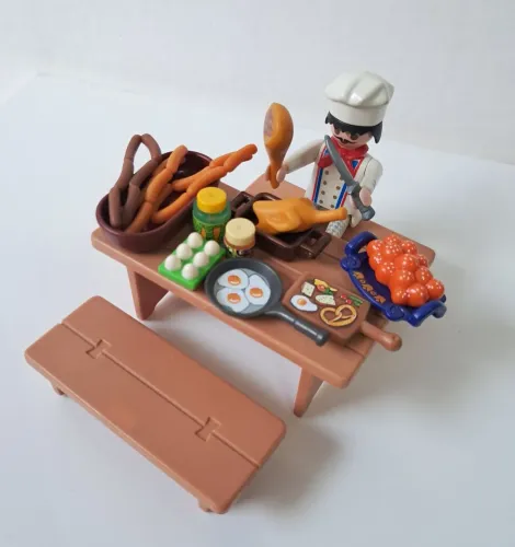 Playmobil Cozinheiro e Acessórios