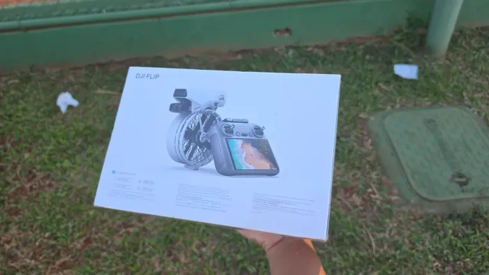 DJI Flip fly more combo na caixa!