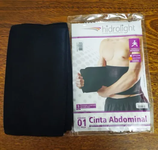 Cinta Abdominal Preta