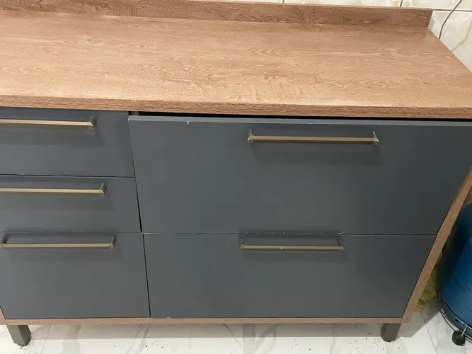 Urgente-BALCÃO RONIPA SYRAH 120CM - MDF