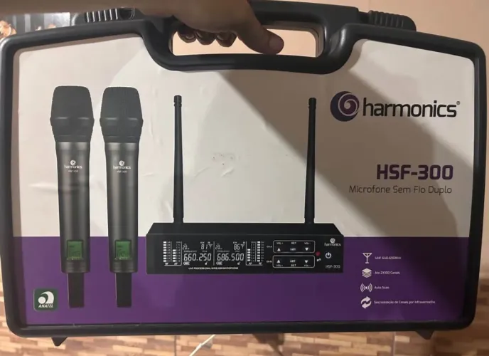 Microfone Duplo Harmônics