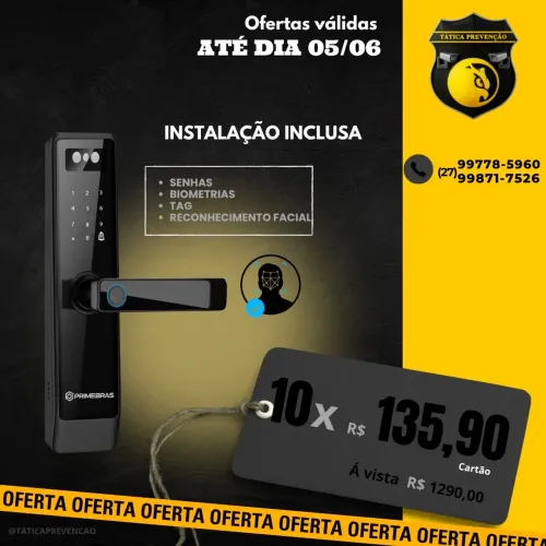 Fechadura digital com reconhecimento facial
