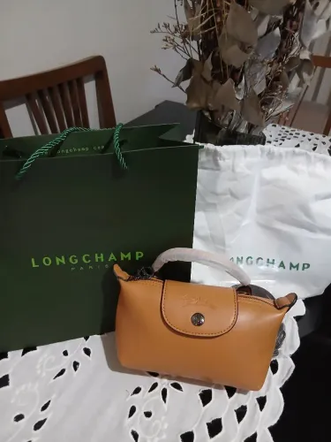Bolsa Longcham Le Pliage Pouch XS Xtra cor caju