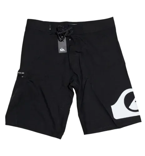 Bermuda Boardshort Quiksilver Reta Everyday Black Original. 