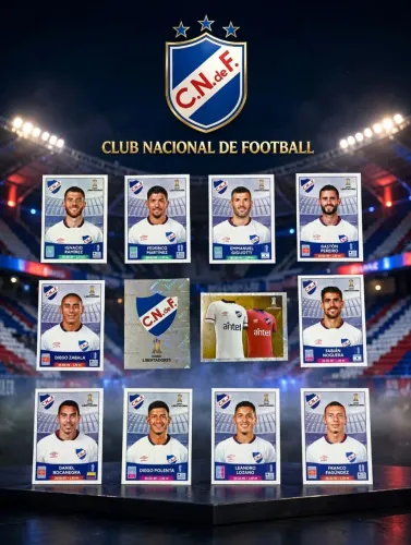 Kit Figurinhas Nacional Uruguai | Coleção de Futebol