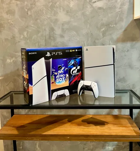 PS5 Digital 825GB Novo Lacrado + Astro Bot + Gran Turismo 7