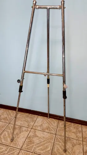Cavalete Expositor de inox, para Quadro Presença, de Assinatura, Pinturas, Expositor etc.