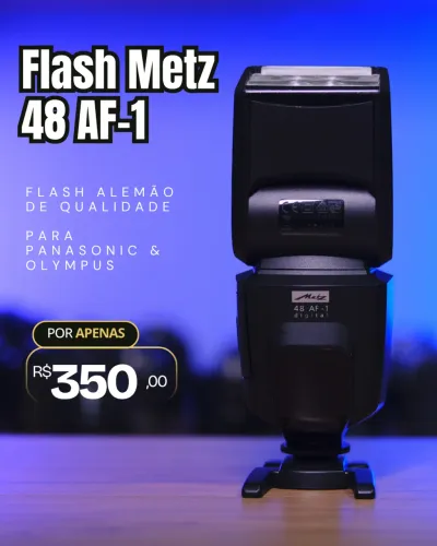 Flash Alemão Metz 48 AF-1