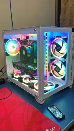 PC Gamer Ryzen 5 3600 com placa de vídeo Nvidia RTX 2060 SUPER. RAM 16gb DDR4 SSD SATA 512