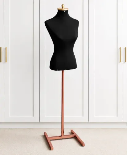 Manequim novo com pedestal rose 