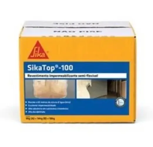 Sika top 100 - impermeabilizante de cisterna cinza