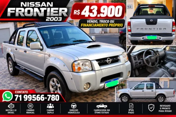 Nissan Frontier Se/se Strik/one CD 4X4 2.8 Dies 2003
